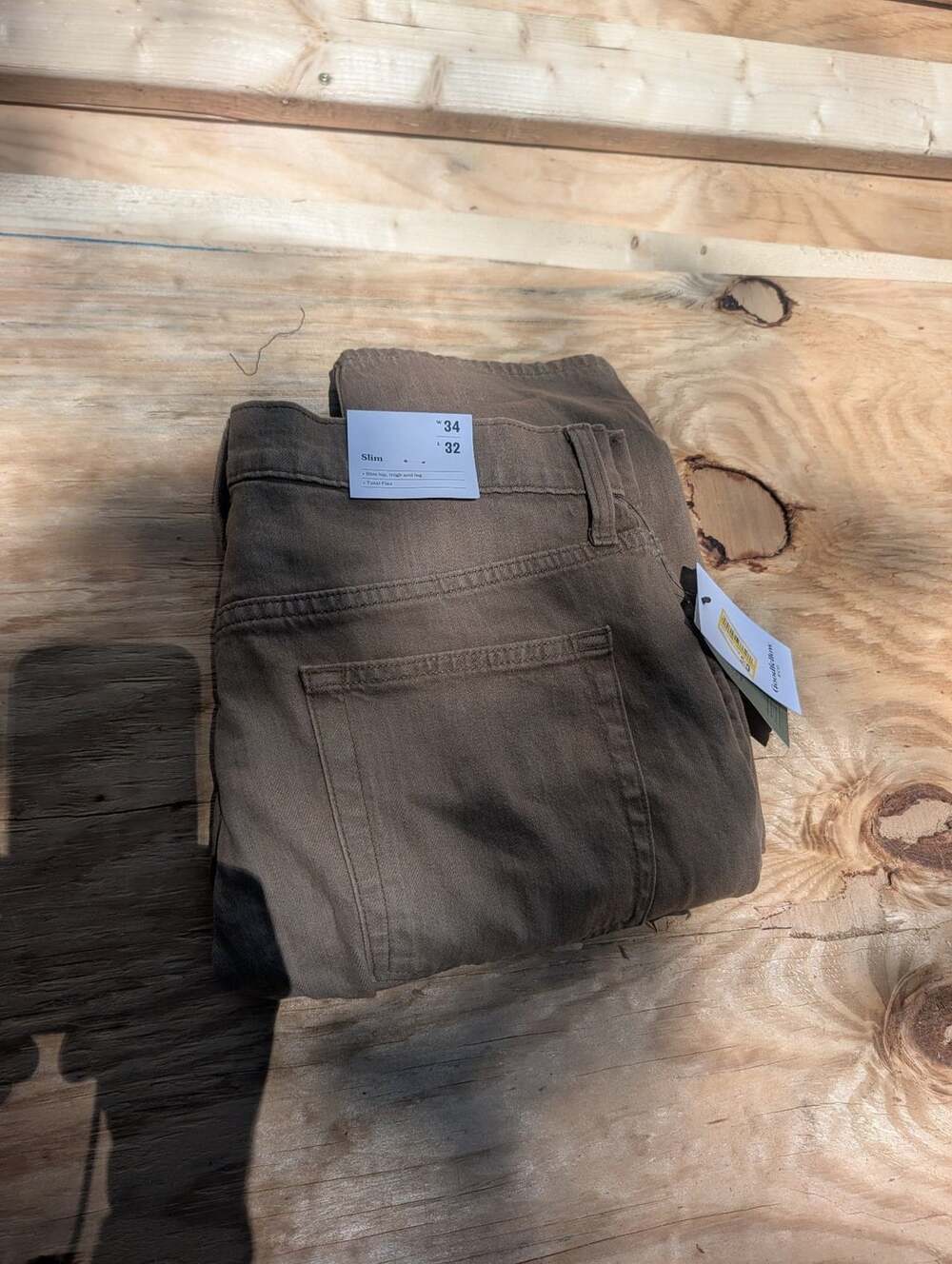 Goodfellow & Co Slim Pants Size 34x32 Brown